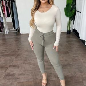 Jogger Pants (Sage) • Size S